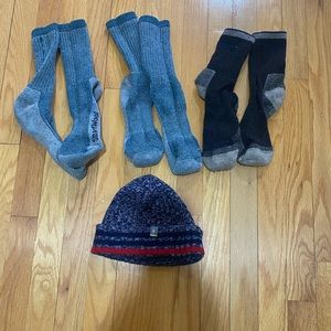 darn tough, smartwool lot.